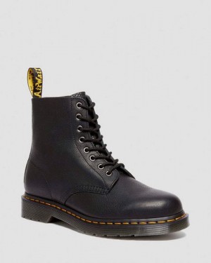 Dr Martens 1460 Ambassador Leather Men Lace Up Boots Black | USA-781204