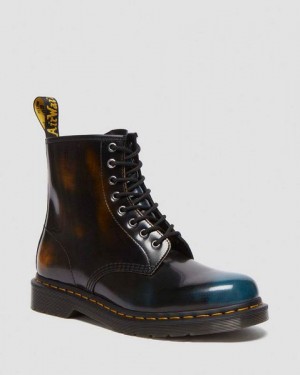 Dr Martens 1460 Brush Off Leather Men Lace Up Boots Multicolor | USA-324916