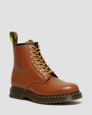 Dr Martens 1460 DM's Wintergrip Leather Men Lace Up Boots Brown | USA-549037