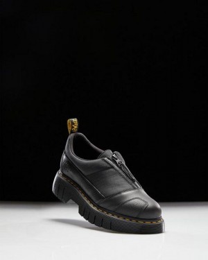 Dr Martens Beta Clubwedge Platform Oxford Women 1461 Shoes Black | USA-476359