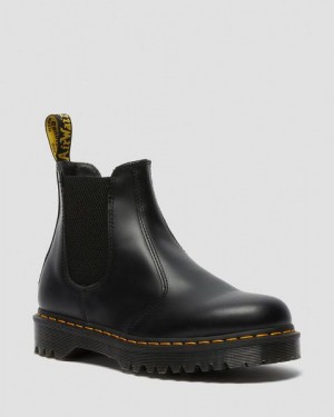 Dr Martens Bex Smooth Leather Women 2976 Chelsea Boots Black | USA-796810