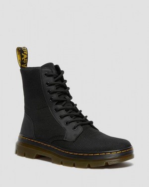 Dr Martens Combs Poly Women Casual Boots Black | USA-519247