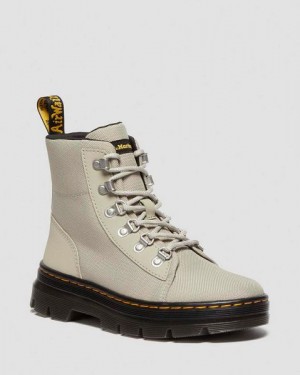 Dr Martens Combs Poly Women Casual Boots Grey | USA-897413