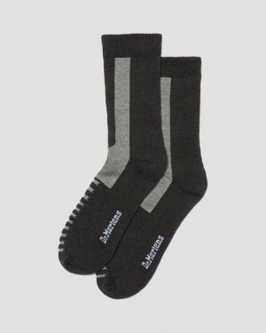 Dr Martens Double Doc Cotton Blend Accessories Socks Grey | USA-108963