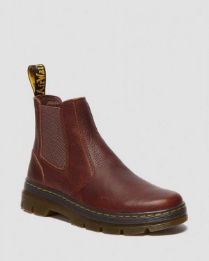 Dr Martens Embury Ambassador Leather Chelsea Boot Women Chelsea Boots Brown | USA-681027