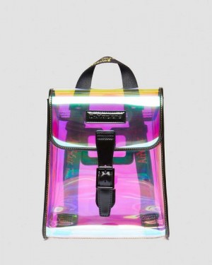 Dr Martens Iridescent Transparent Mini Accessories Backpack Multicolor / Black | USA-952170