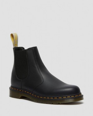 Dr Martens Vegan 2976 Felix Women Chelsea Boots Black | USA-526897