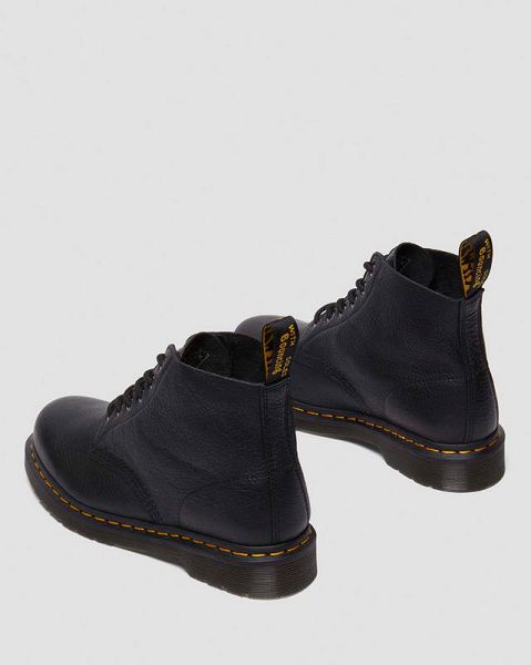 Dr Martens 101 Ambassador Leather Men Ankle Boots Black | USA-421073