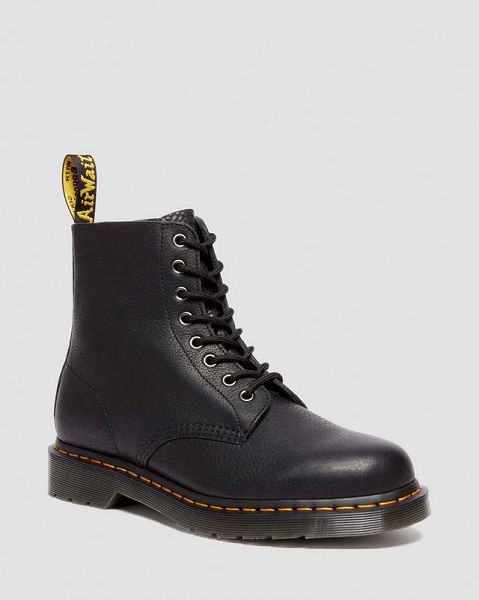 Dr Martens 1460 Ambassador Leather Men Lace Up Boots Black | USA-781204