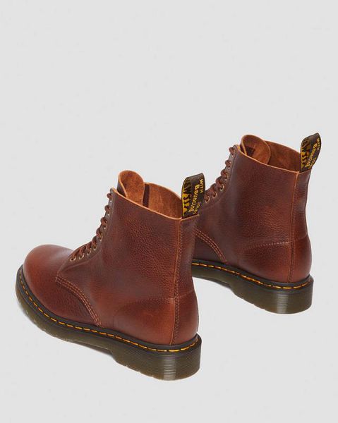 Dr Martens 1460 Ambassador Leather Men Lace Up Boots Brown | USA-150482