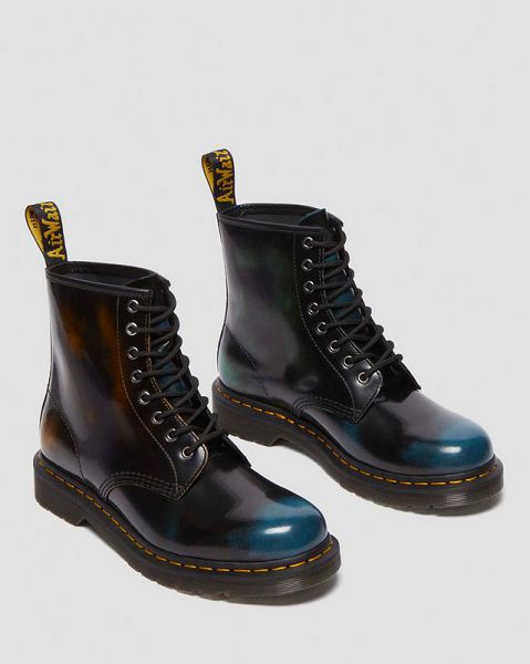 Dr Martens 1460 Brush Off Leather Men Lace Up Boots Multicolor | USA-324916