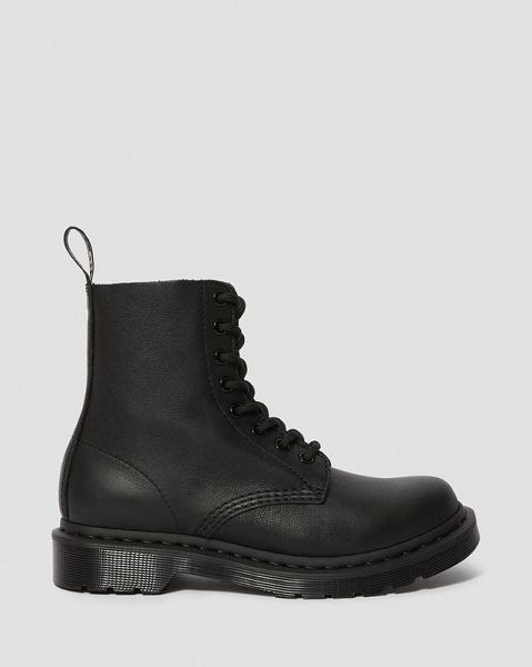 Dr Martens 1460 Mono Women Lace Up Boots Black | USA-438605