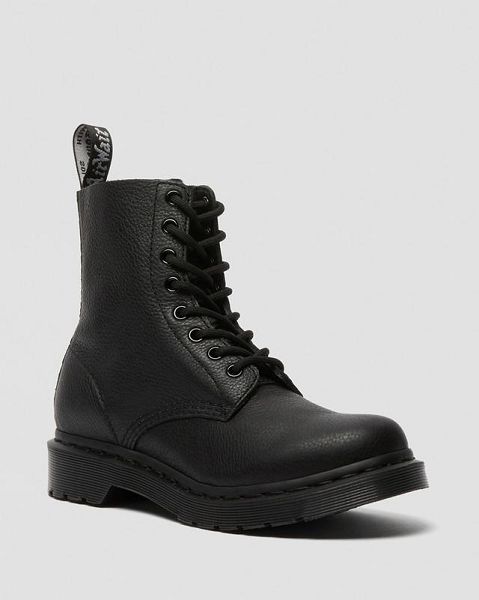 Dr Martens 1460 Mono Women Lace Up Boots Black | USA-438605