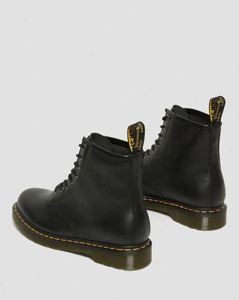 Dr Martens 1460 Nappa Leather Men Lace Up Boots Black | USA-264807