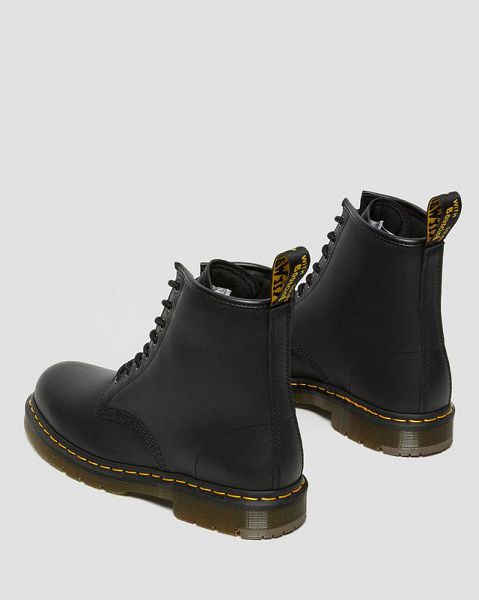 Dr Martens 1460 Slip Resistant Leather Men Lace Up Boots Black | USA-46953