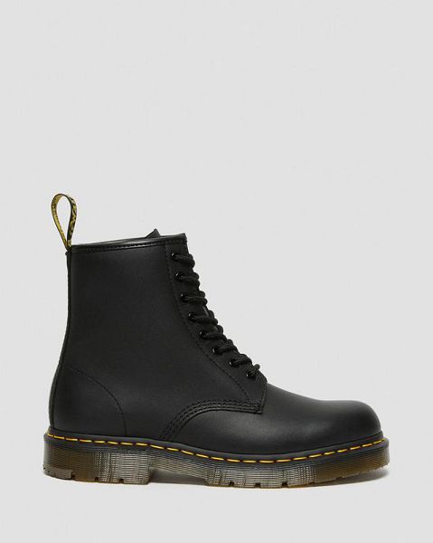 Dr Martens 1460 Slip Resistant Leather Men Lace Up Boots Black | USA-46953