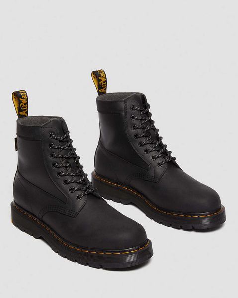 Dr Martens 1460 Trinity Wintergrip Waterproof Women Boots Black | USA-532146