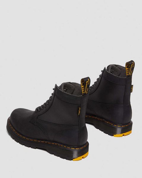 Dr Martens 1460 Trinity Wintergrip Waterproof Women Boots Black | USA-532146