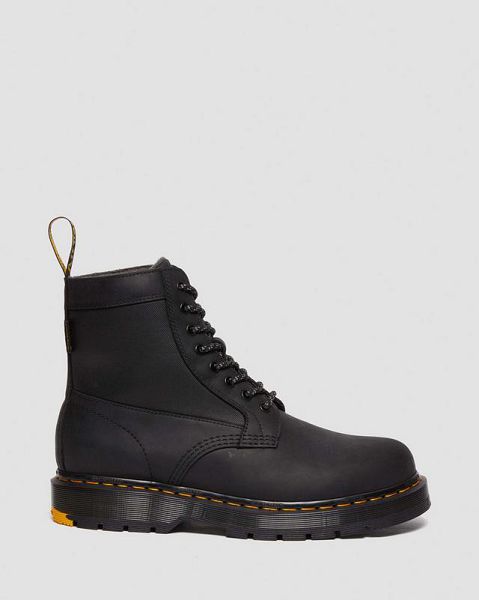 Dr Martens 1460 Trinity Wintergrip Waterproof Women Boots Black | USA-532146