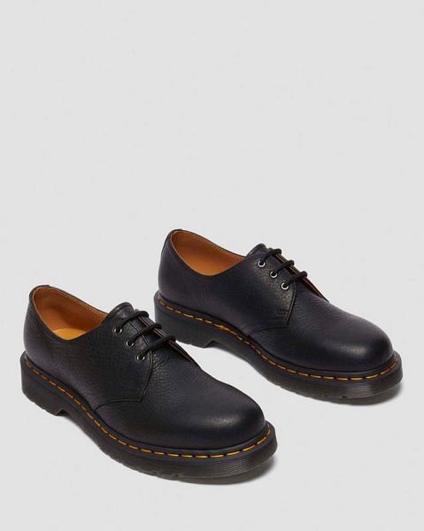 Dr Martens 1461 Ambassador Leather Men Oxford Shoes Black | USA-170853