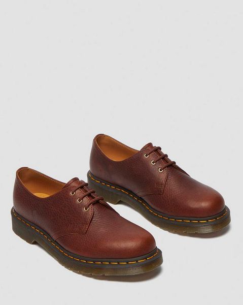 Dr Martens 1461 Ambassador Leather Men Oxford Shoes Brown | USA-810279