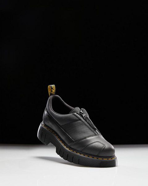 Dr Martens 1461 Beta Clubwedge Platform Men Oxford Shoes Black | USA-458716