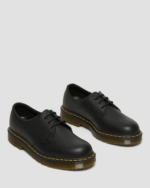 Dr Martens 1461 Slip Resistant Leather Men Oxford Shoes Black | USA-483167