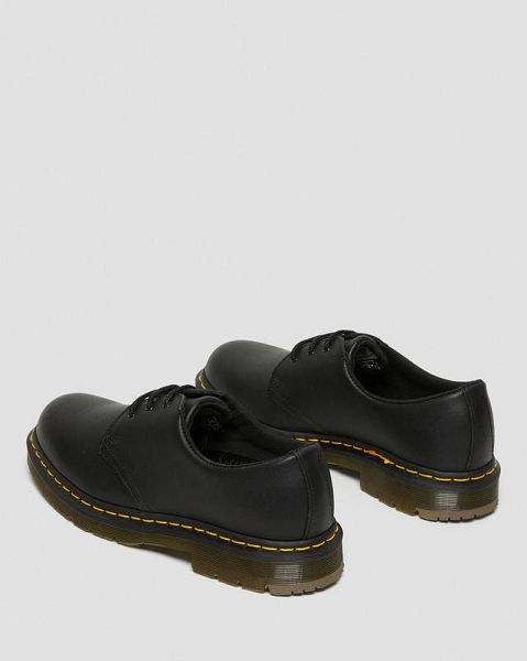 Dr Martens 1461 Slip Resistant Leather Men Oxford Shoes Black | USA-483167