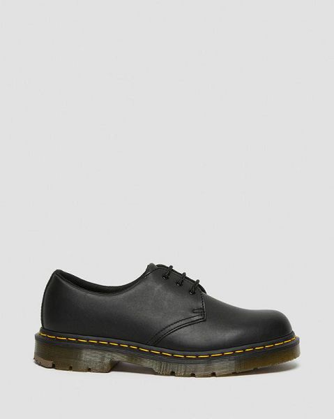 Dr Martens 1461 Slip Resistant Leather Men Oxford Shoes Black | USA-483167