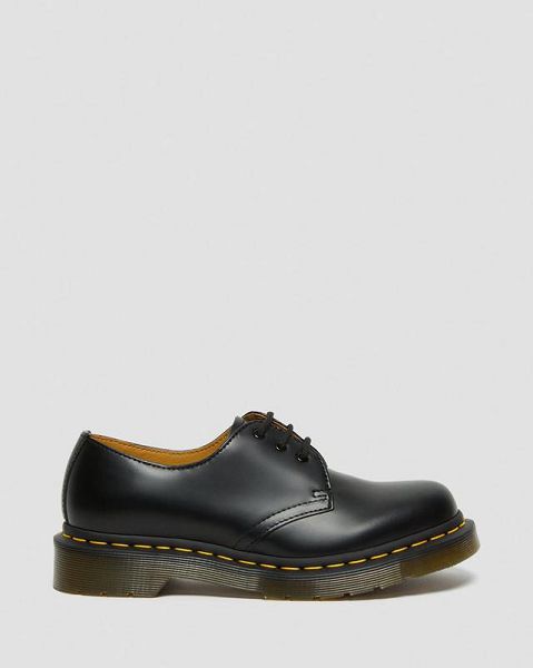 Dr Martens 1461 Smooth Leather Women Oxford Shoes Black | USA-652198