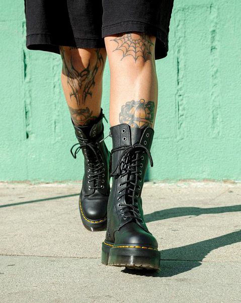 Dr Martens 1B99 Pisa Leather Mid Calf Men Lace Up Boots Black | USA-38425