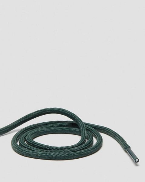 Dr Martens 26 Inch Round Shoe Laces Accessories 3 EYE Dark Green | USA-582034