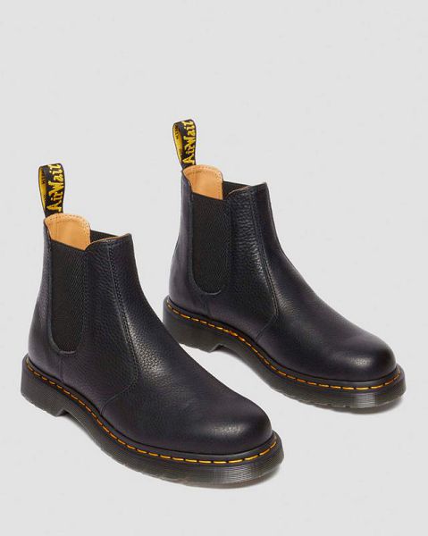 Dr Martens 2976 Ambassador Leather Men Chelsea Boots Black | USA-49386