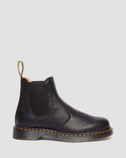 Dr Martens 2976 Ambassador Leather Men Chelsea Boots Black | USA-49386