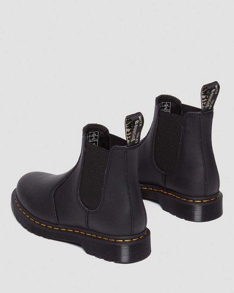 Dr Martens 2976 Genix Nappa Reclaimed Leather Women Chelsea Boots Black | USA-120368