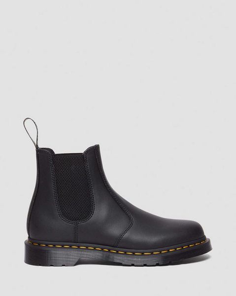 Dr Martens 2976 Genix Nappa Reclaimed Leather Women Chelsea Boots Black | USA-120368