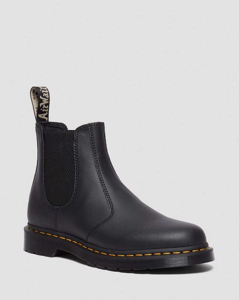 Dr Martens 2976 Genix Nappa Reclaimed Leather Women Chelsea Boots Black | USA-120368