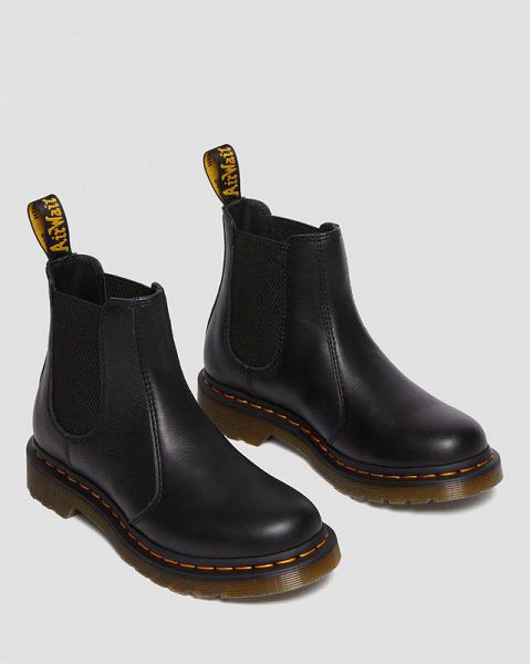 Dr Martens 2976 Leather Women Chelsea Boots Black | USA-945706