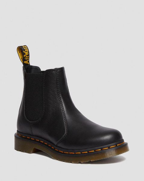 Dr Martens 2976 Leather Women Chelsea Boots Black | USA-945706