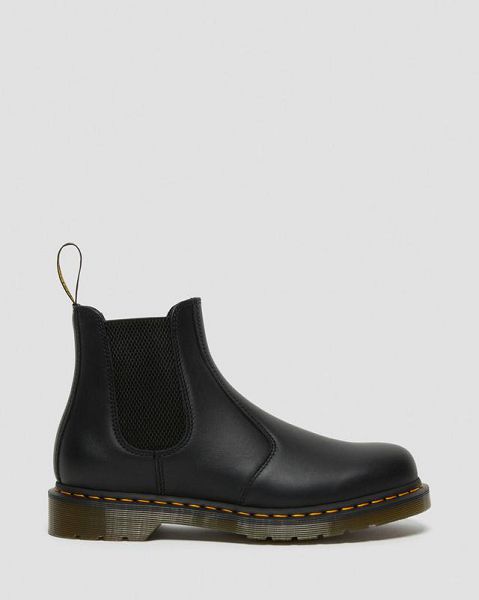 Dr Martens 2976 Nappa Leather Men Chelsea Boots Black | USA-940278