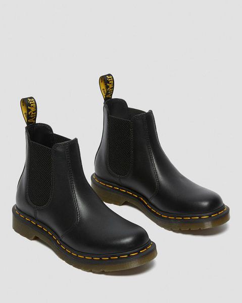 Dr Martens 2976 Nappa Leather Women Chelsea Boots Black | USA-706185