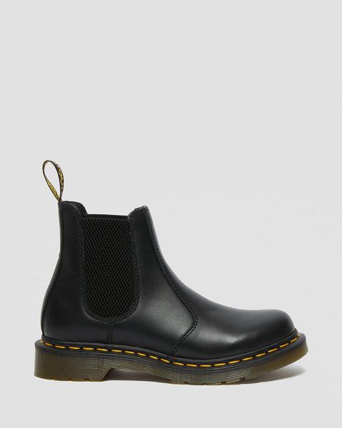 Dr Martens 2976 Nappa Leather Women Chelsea Boots Black | USA-706185