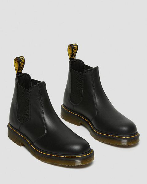 Dr Martens 2976 Slip Resistant Leather Men Chelsea Boots Black | USA-178439