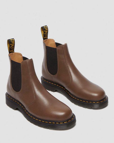 Dr Martens 2976 Stitch Artimus Men Chelsea Boots Khaki | USA-364280