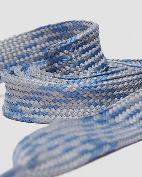 Dr Martens 55 Inch Flat Shoe Laces Accessories 8-10 EYE Blue | USA-923468