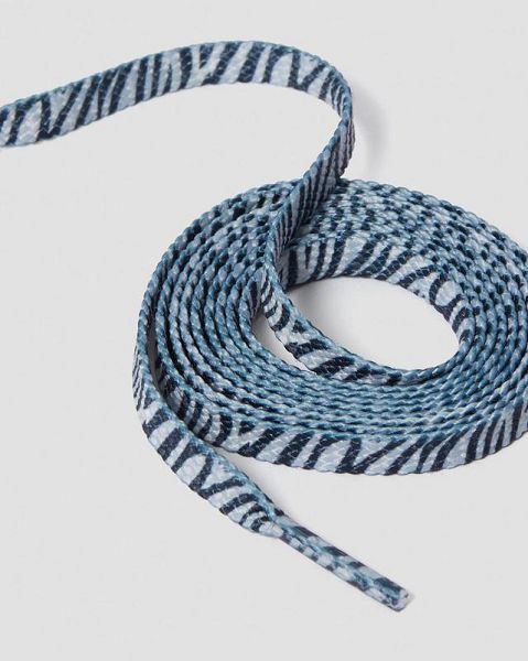 Dr Martens 55 Inch Flat Shoe Laces Accessories 8-10 EYE Blue | USA-896407