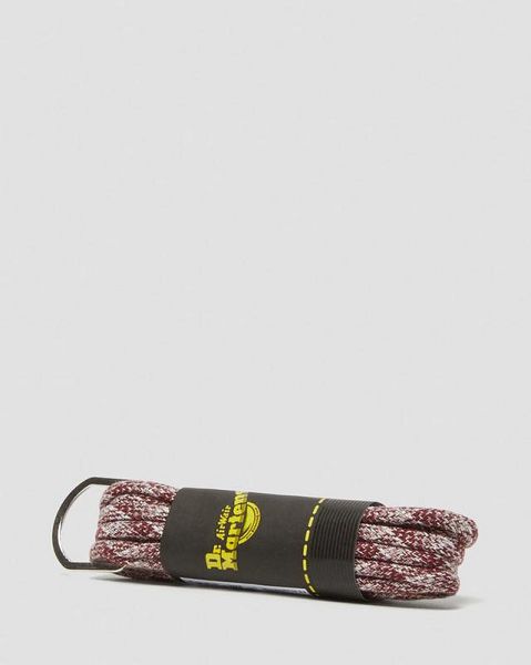 Dr Martens 55 Inch Round Marl Shoe Laces Accessories 8-10 EYE Red | USA-630942