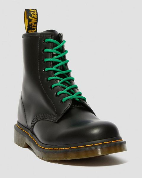 Dr Martens 55 Inch Round Shoe Laces Accessories 8-10 EYE Green | USA-360954