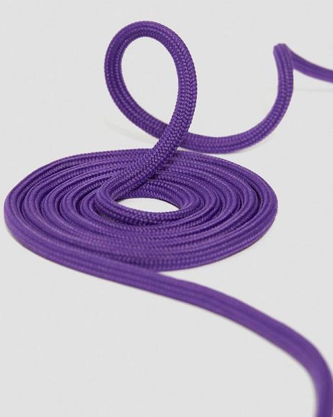 Dr Martens 55 Inch Round Shoe Laces Accessories 8-10 EYE Purple | USA-194057