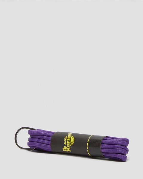 Dr Martens 55 Inch Round Shoe Laces Accessories 8-10 EYE Purple | USA-194057